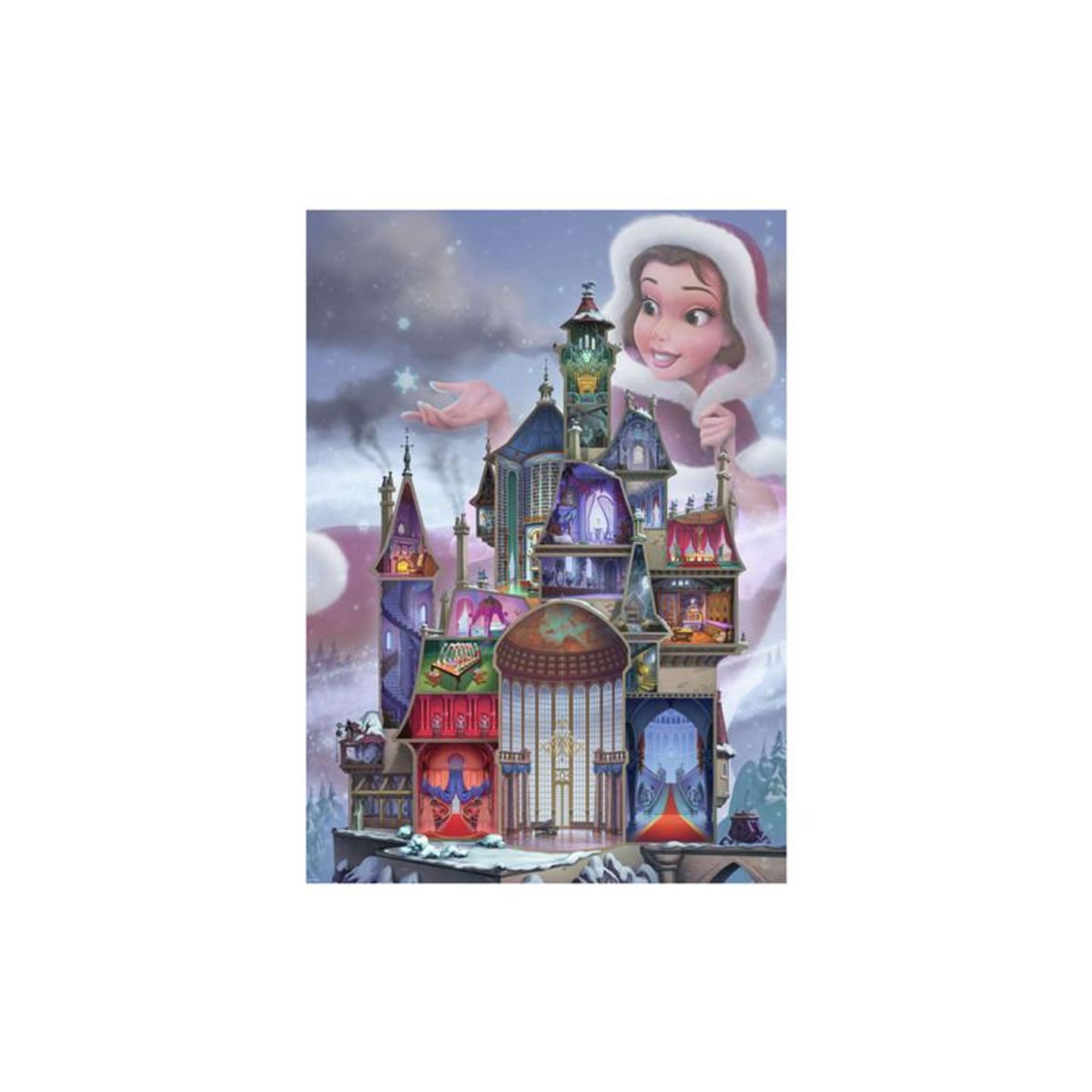 RAVENSBURGER Puzzle Ravensburger Disney Castles Belle 1000 pièces