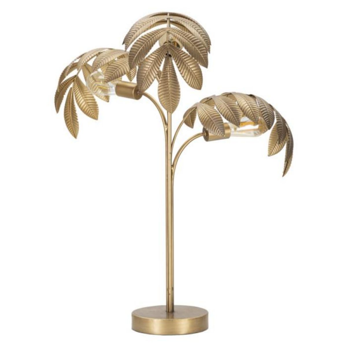 Paris Prix Lampe à Poser en Métal  Leaf  81cm Or