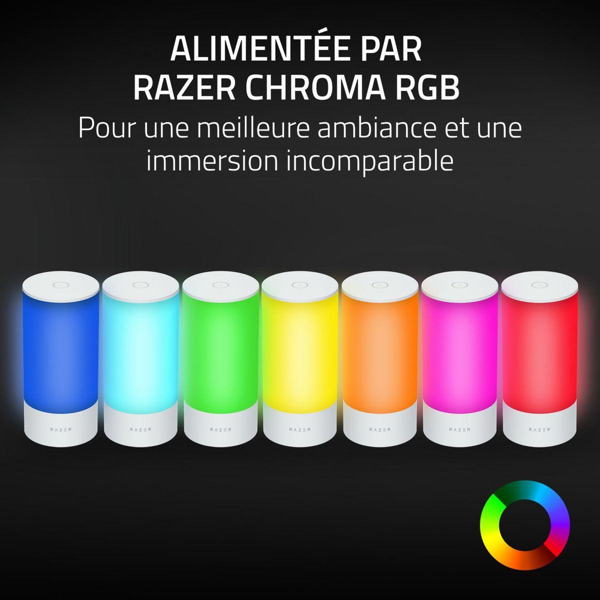 Voir la diapositive 4 : Razer Lampe LED AETHER SMART LAMP