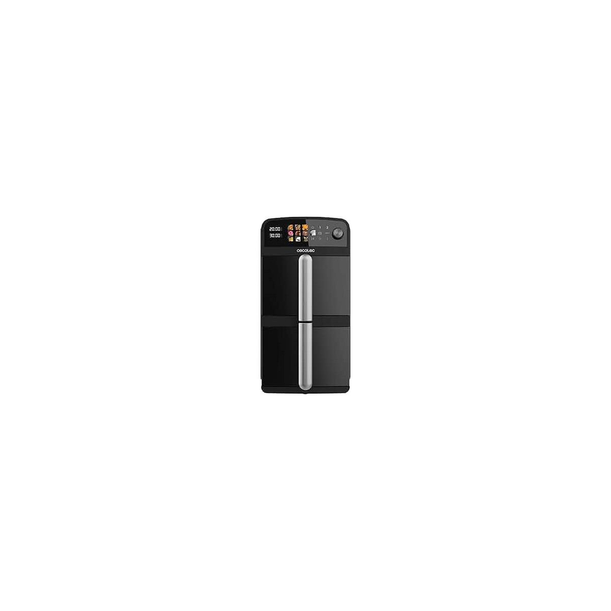 CECOTEC Cecotec friteuse à air chaud cecofry duolevel 10000 2400w 10l 2 paniers empilables de 5l panneau tactile sync 10 programmes