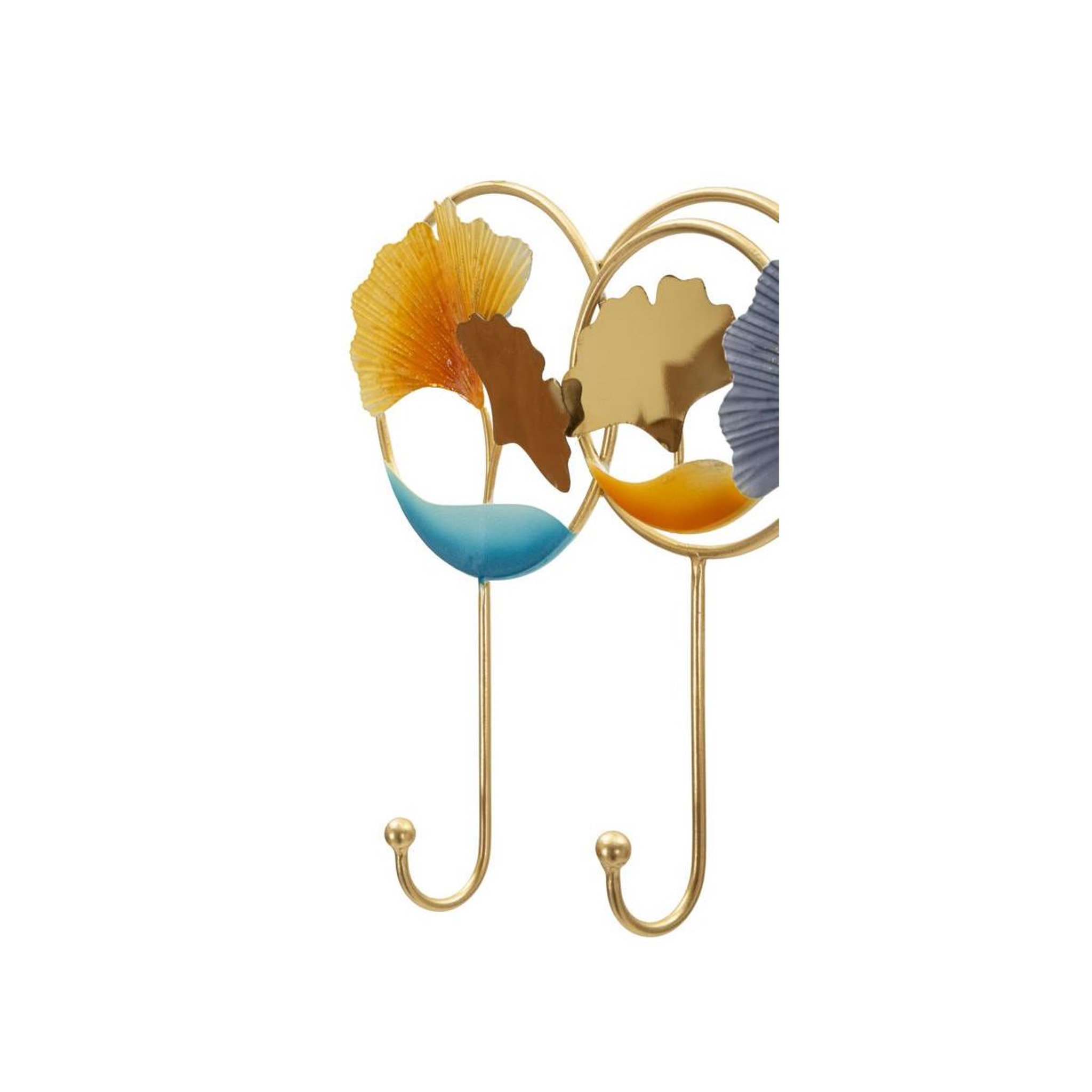 Voir la diapositive 3 : Paris Prix Patère murale en métal  polly  60cm orange & bleu