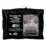 SOLEIL D'OCRE Ensemble couette et parure 5 Pièces FABIO pour lit en 90x190 cm, par Soleil d'ocre. Coloris disponibles : Gris, Bleu