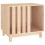Voir la diapositive 2 : VIDAXL Niche pour chien 70x50x62 cm Bois de pin massif