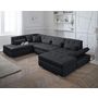 Voir la diapositive 2 : LISA DESIGN Vermont - canapé panoramique d'angle gauche - 7 places - xxl