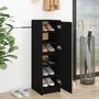 Voir la diapositive 3 : VIDAXL Armoire a chaussures noir 30x35x100 cm bois d'ingenierie