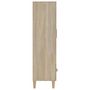 Voir la diapositive 5 : VIDAXL Buffet haut Chene sonoma 70x31x115 cm Bois d'ingenierie