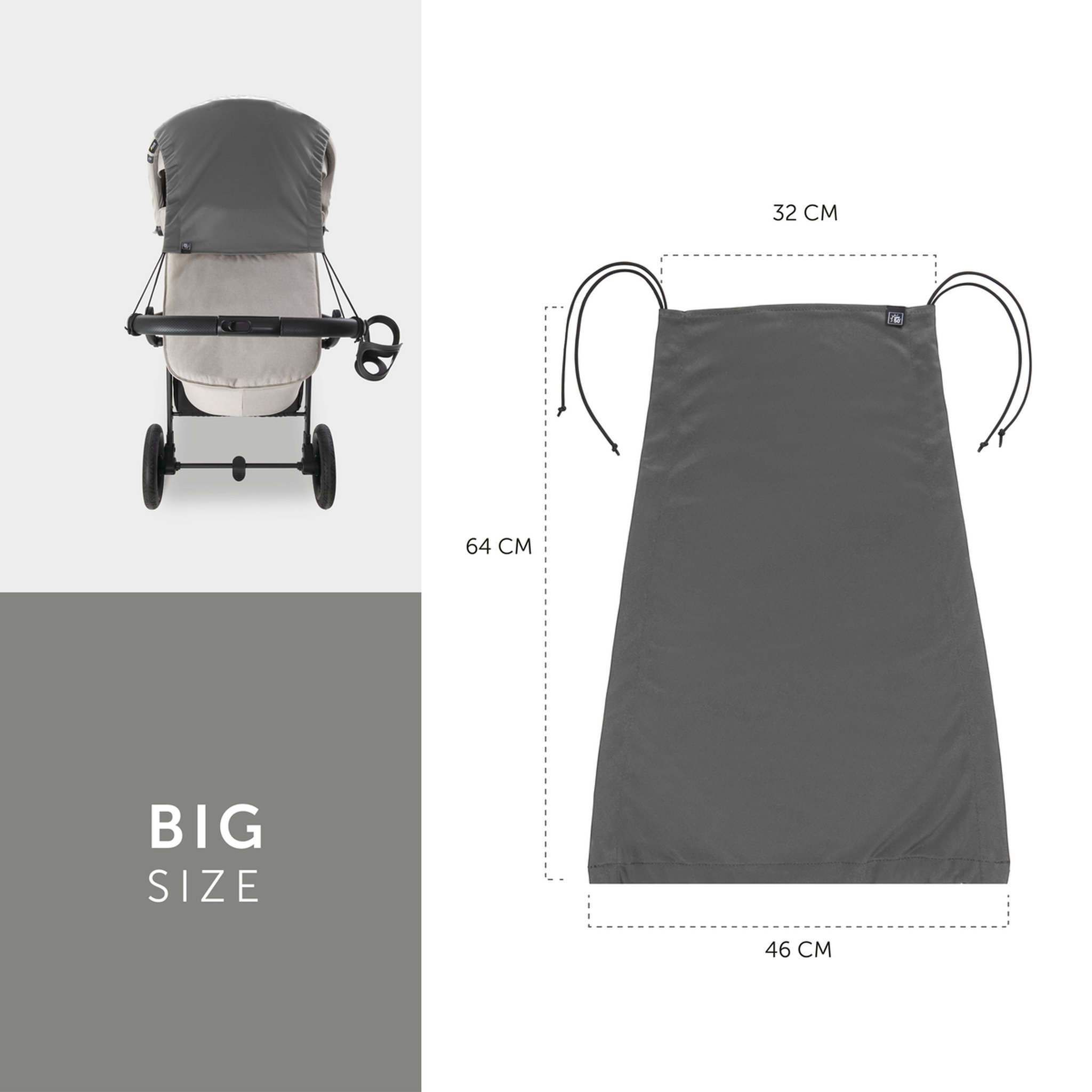 Voir la diapositive 3 : HAUCK Pare soleil de pousette Pushchair Sunshade