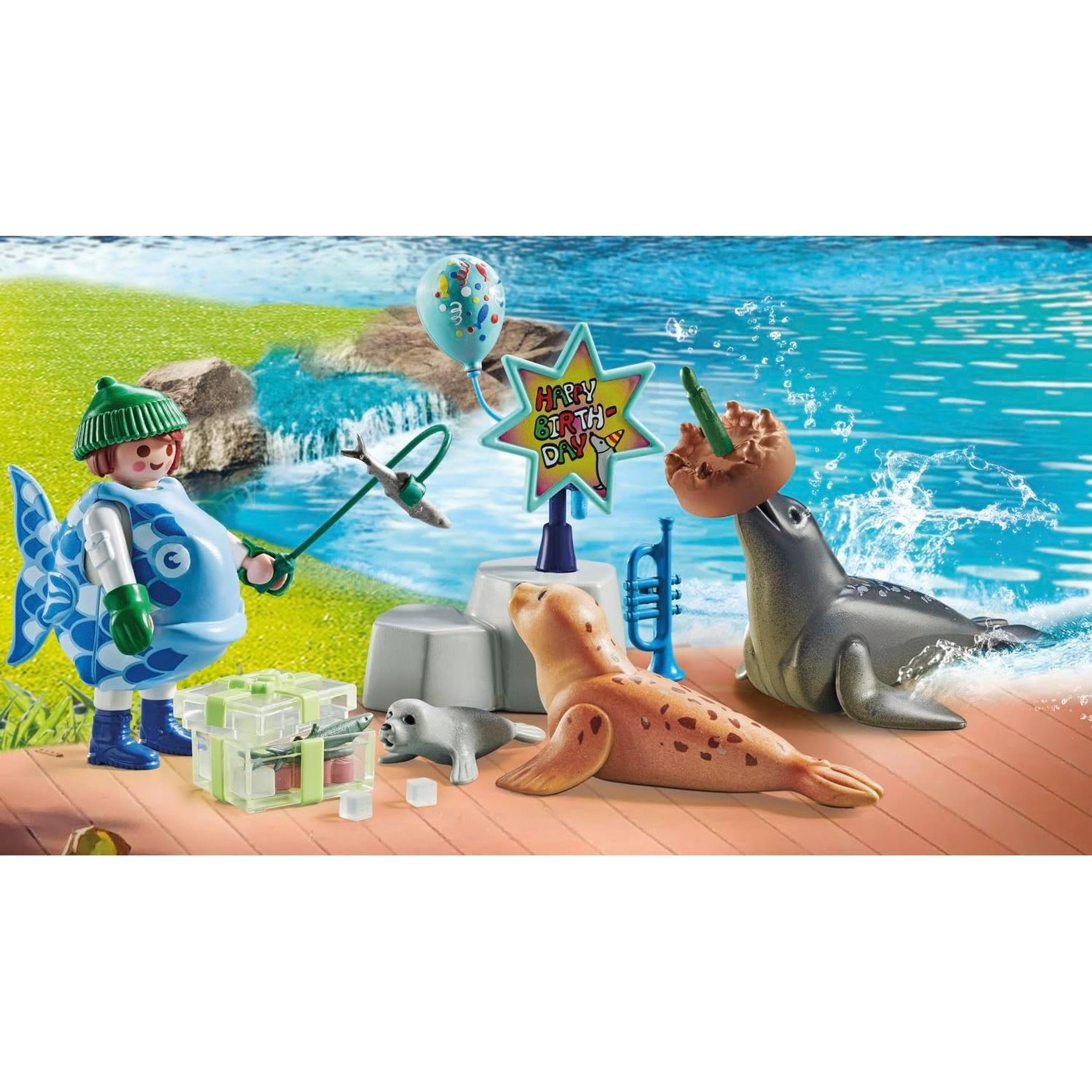 PLAYMOBIL myLife - Animatrice avec otarie et phoques pas cher - Auchan.fr