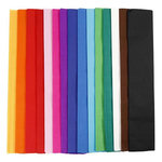 CREATIV COMPANY Papier crépon multicolore 2,5 m x 50 cm - 15 feuilles
