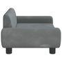 Voir la diapositive 4 : VIDAXL Canape pour enfants gris fonce 70x45x33 cm velours