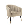 Voir la diapositive 2 : Leitmotiv Fauteuil 1 place en polyester effet velours
