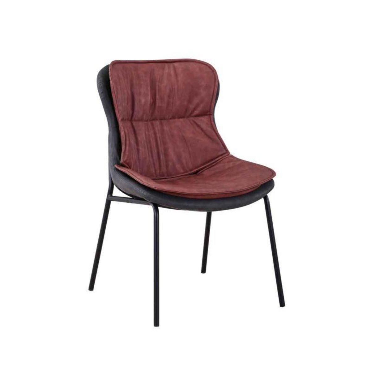 Paris Prix Chaise Design  Brady  84cm Marron & Gris