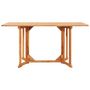 Voir la diapositive 3 : VIDAXL Ensemble a manger d'exterieur pliable 7 pcs Bois solide de teck