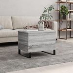 VIDAXL Table basse Sonoma gris 60x44,5x45 cm Bois d'ingenierie