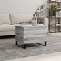 Voir la diapositive 1 : VIDAXL Table basse Sonoma gris 60x44,5x45 cm Bois d'ingenierie