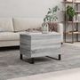 Voir la diapositive 1 : VIDAXL Table basse Sonoma gris 60x44,5x45 cm Bois d'ingenierie