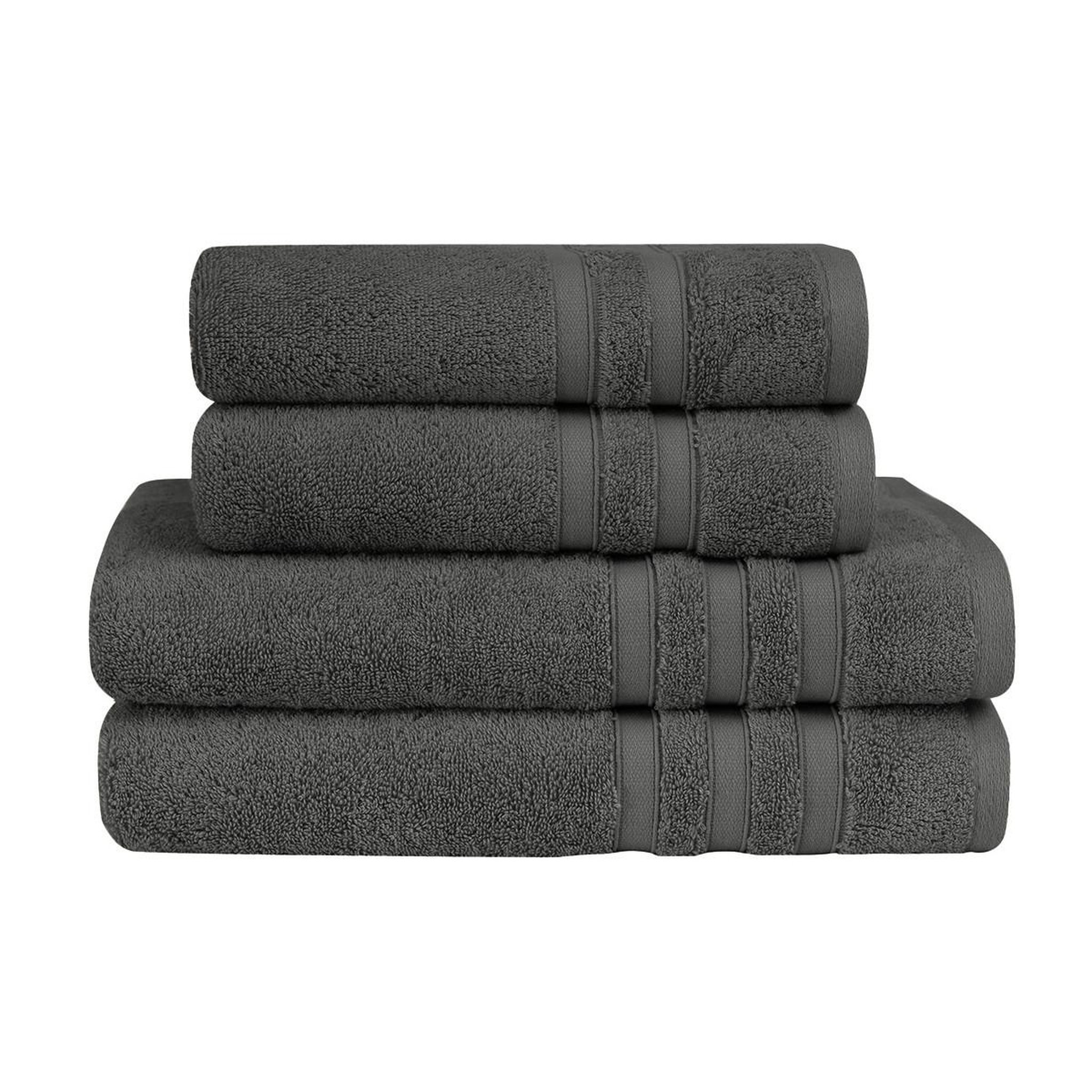 Voir la diapositive 1 : Sensei Maison Ensemble de bain 4 pièces 600 g/m² SENSILK