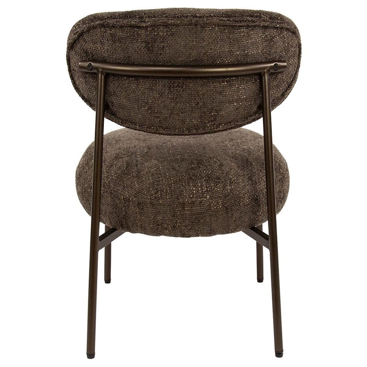 LISA DESIGN Adelia - fauteuil - pieds en métal - en tissu texturé