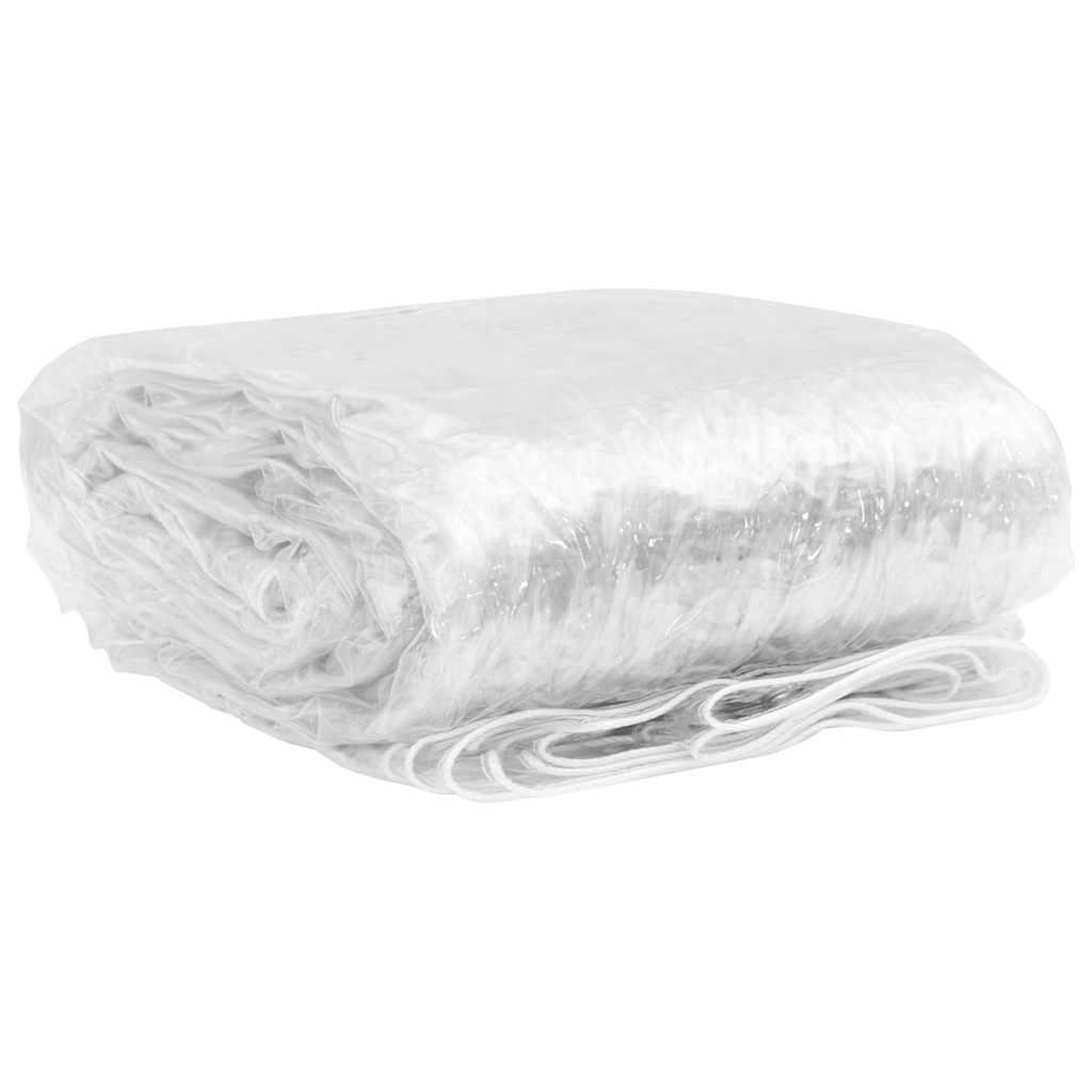 Voir la diapositive 4 : VIDAXL Bache transparente avec œillets 1x10 m PVC