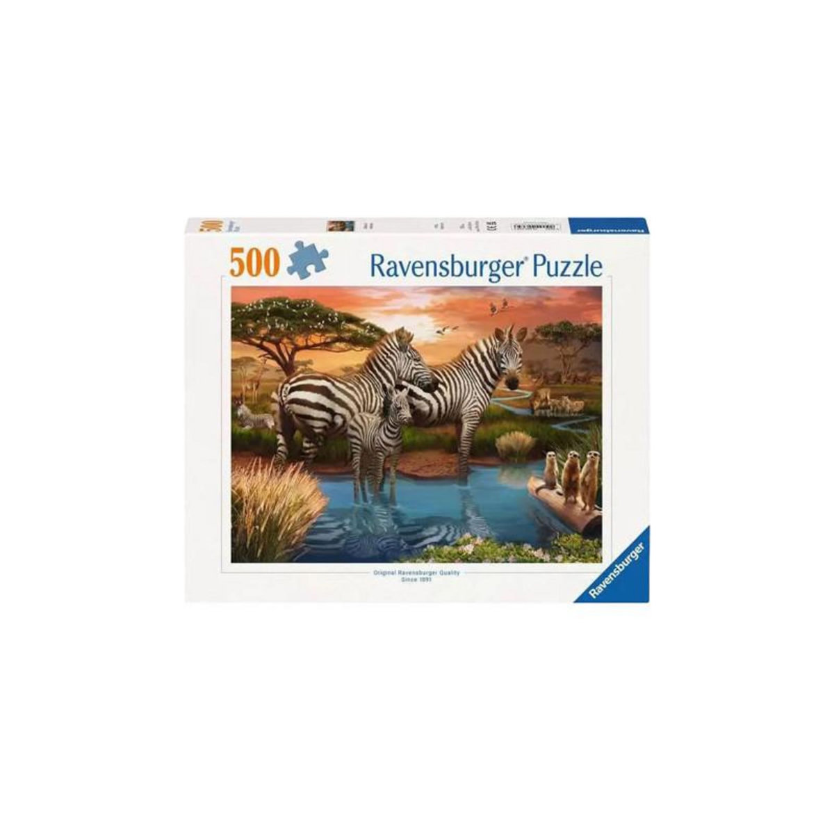 RAVENSBURGER Ravensburger - Jigsaw puzzle Zebras at the Watering hole, 1000 pcs. 120003656