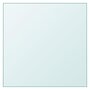 Voir la diapositive 1 : VIDAXL Dessus de table Transparent 60x60 cm Verre trempe