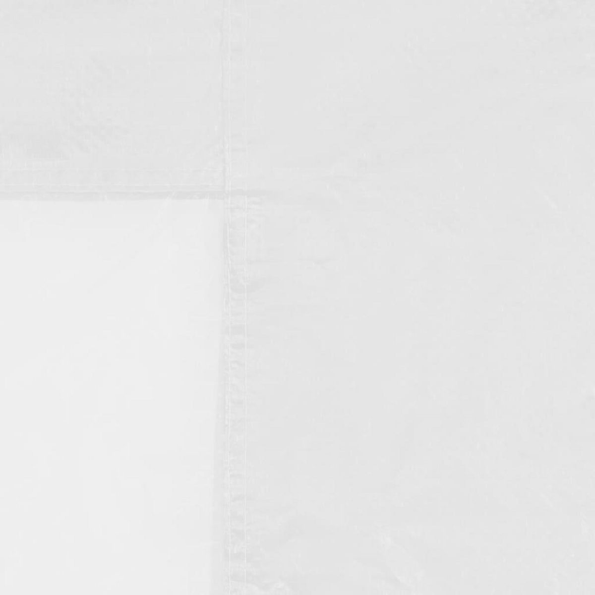 VIDAXL Paroi de tente de reception 2 pcs avec fenetre PE Blanc