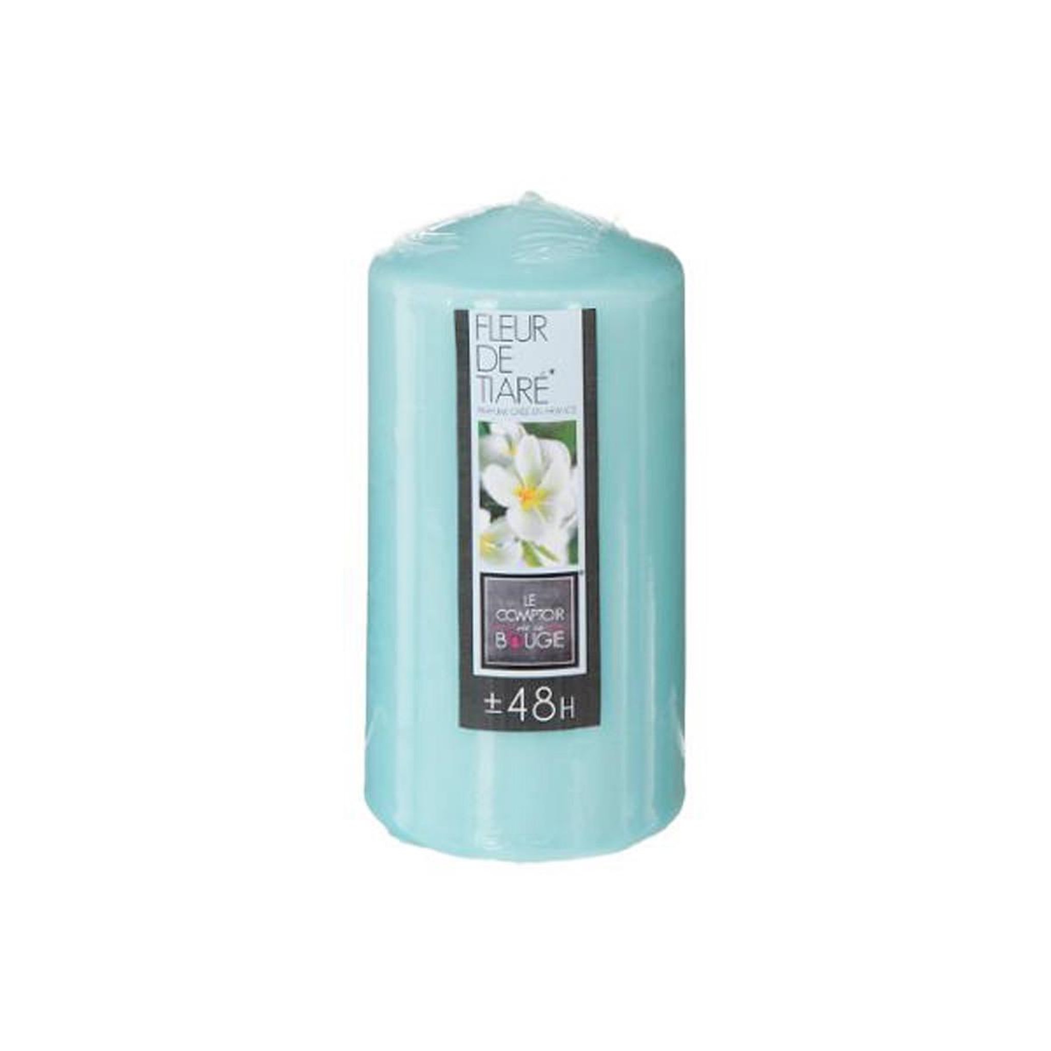 Voir la diapositive 3 : COMPTOIR DE LA BOUGIE Bougie parfumée ronde  tami  395g fleur de tiaré