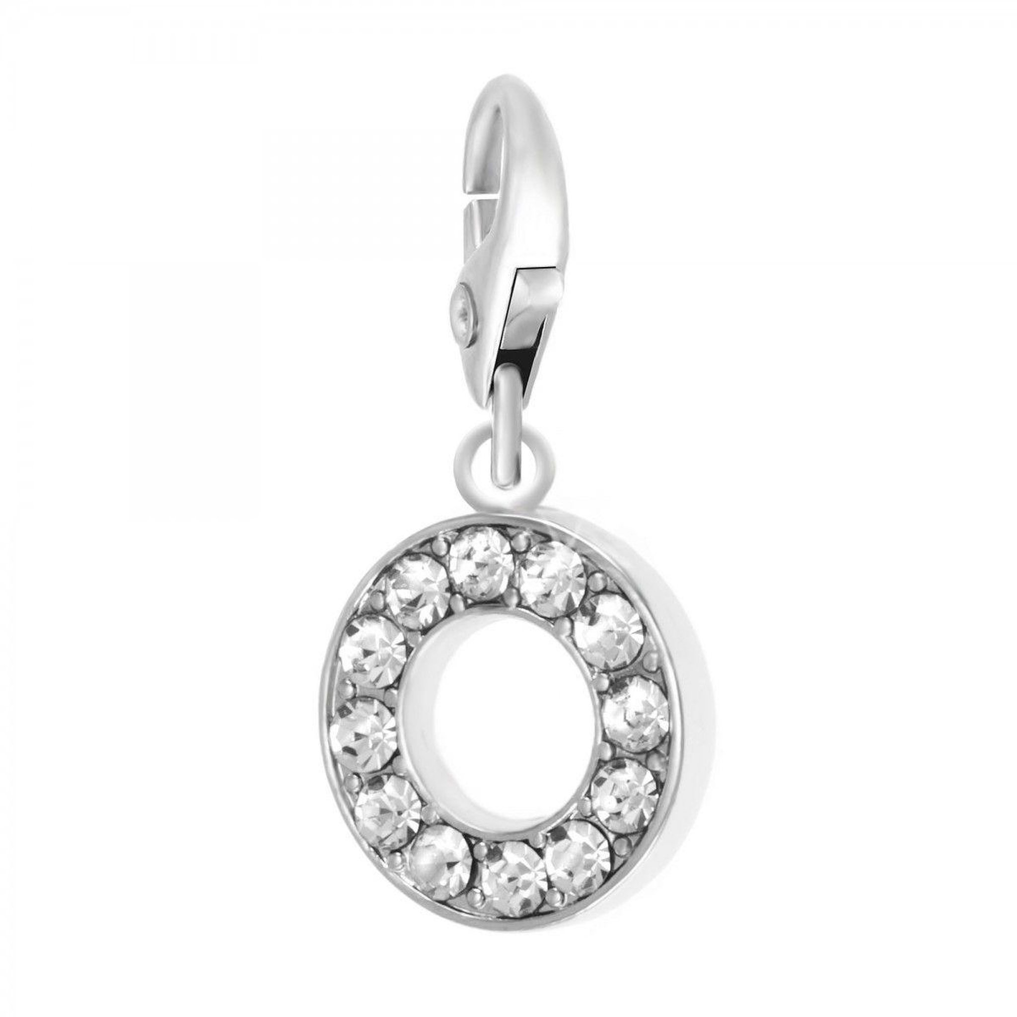 SC CRYSTAL Charm Lettre O SC Crystal orné de Cristaux scintillants