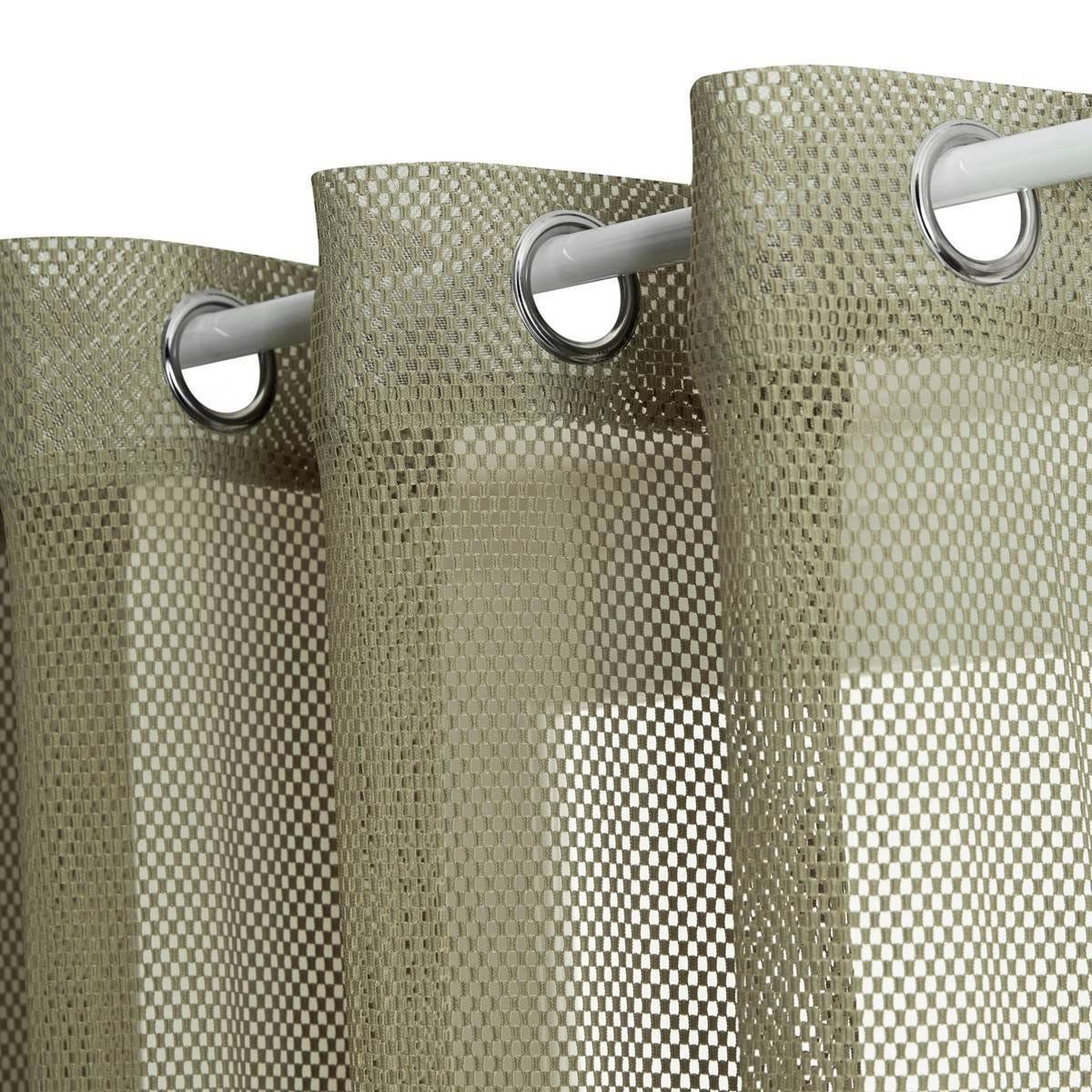 Voir la diapositive 3 : ATMOSPHERA Rideau voilage  zina  140x240cm kaki