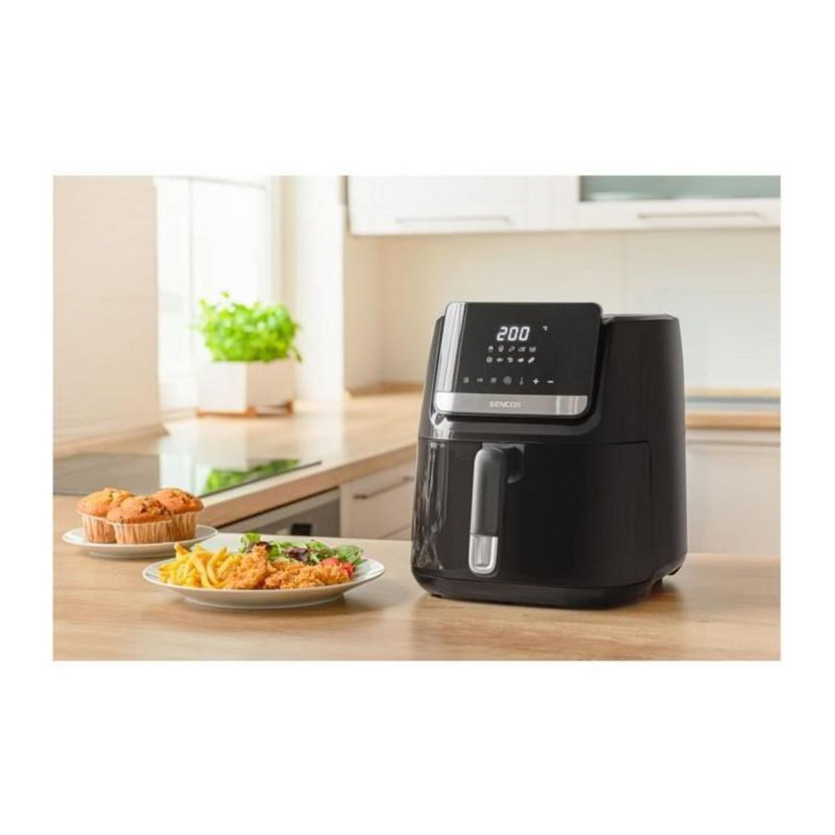 SENCO Airfryer - SENCOR - SFR 6550BK - 1600 W - 6,5L - Noir