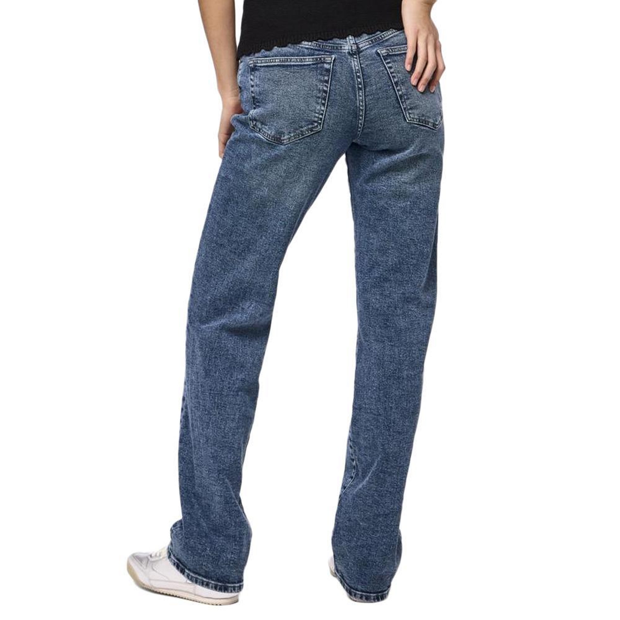 Voir la diapositive 2 : Pieces Jean Slim Bleu Femme Pieces Kelly
