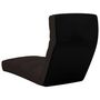 Voir la diapositive 4 : VIDAXL Chaise pliable de sol Marron Similicuir