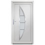 Voir la diapositive 3 : VIDAXL Porte d'entree Blanc 98x208 cm PVC
