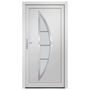 Voir la diapositive 3 : VIDAXL Porte d'entree Blanc 98x208 cm PVC