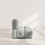 Voir la diapositive 6 : LISA DESIGN Grace - module d'assise en velours texturé