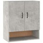 Voir la diapositive 2 : VIDAXL Armoire murale Gris béton 60x31x70 cm Bois d ingénierie
