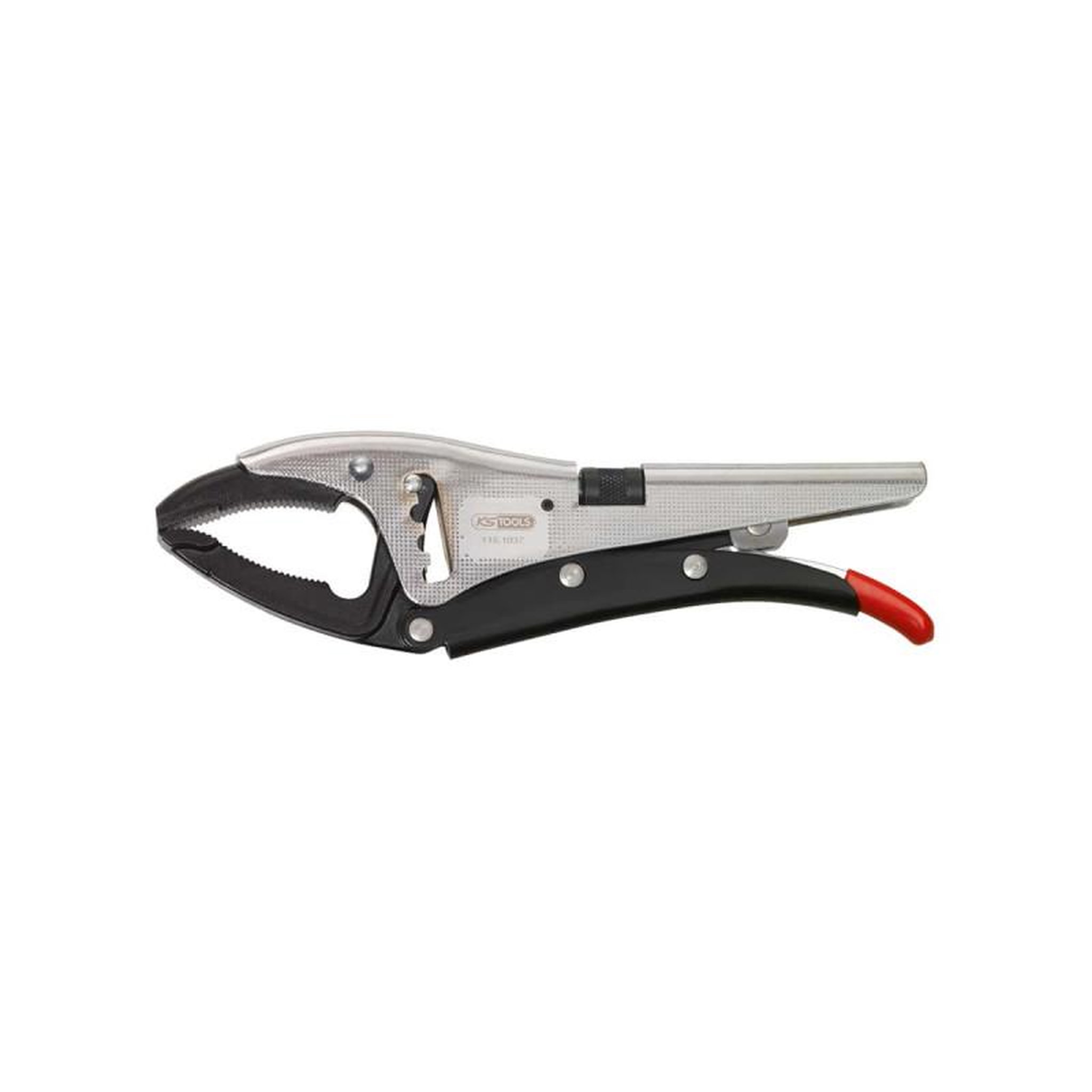 Ks Tools Pince étau KS TOOLS - À crémaillère - 250 mm - 800g - 115.1037