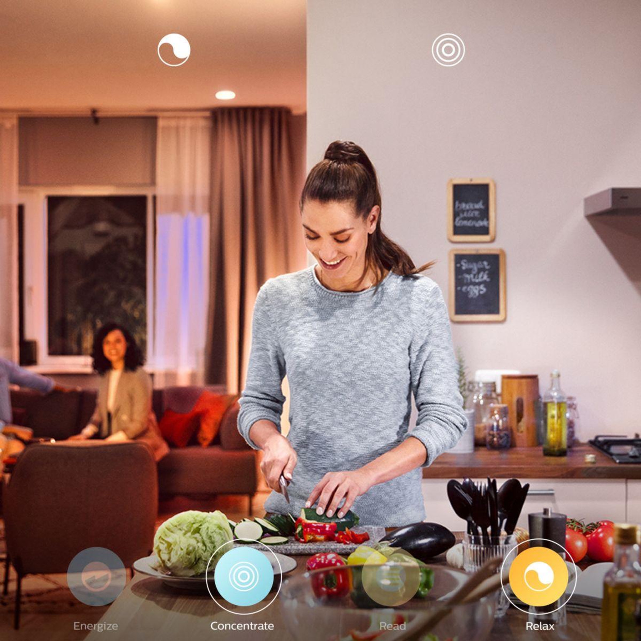 Voir la diapositive 5 : PHILIPS HUE Ampoule LED connectée W&C E27 75W