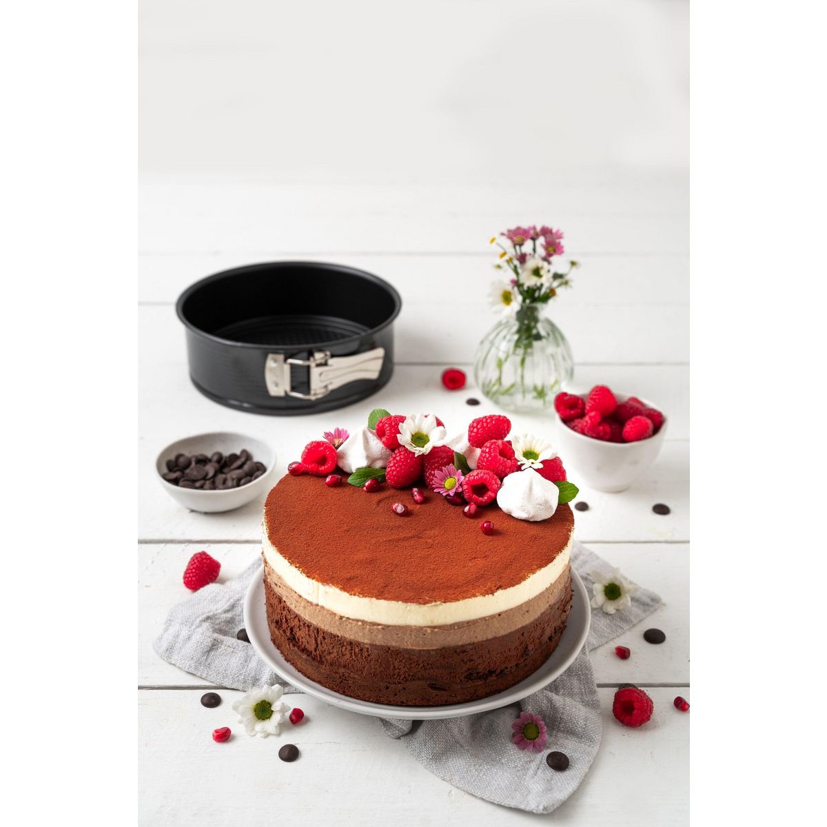 ZENKER Moule à manqué à charnière 20 cm Zenker PerfectBack+