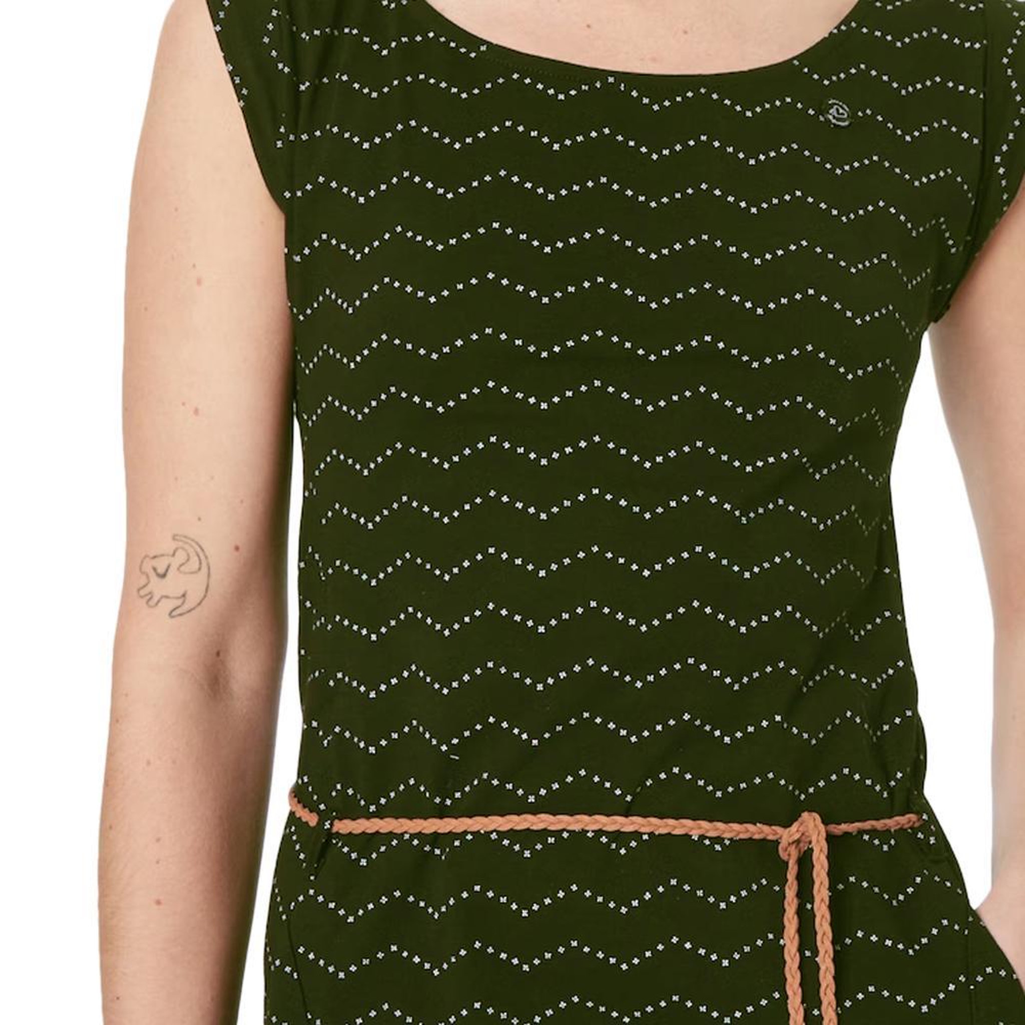 Voir la diapositive 3 : RAGWEAR Robe Vert Femme Ragwear Zig Zag