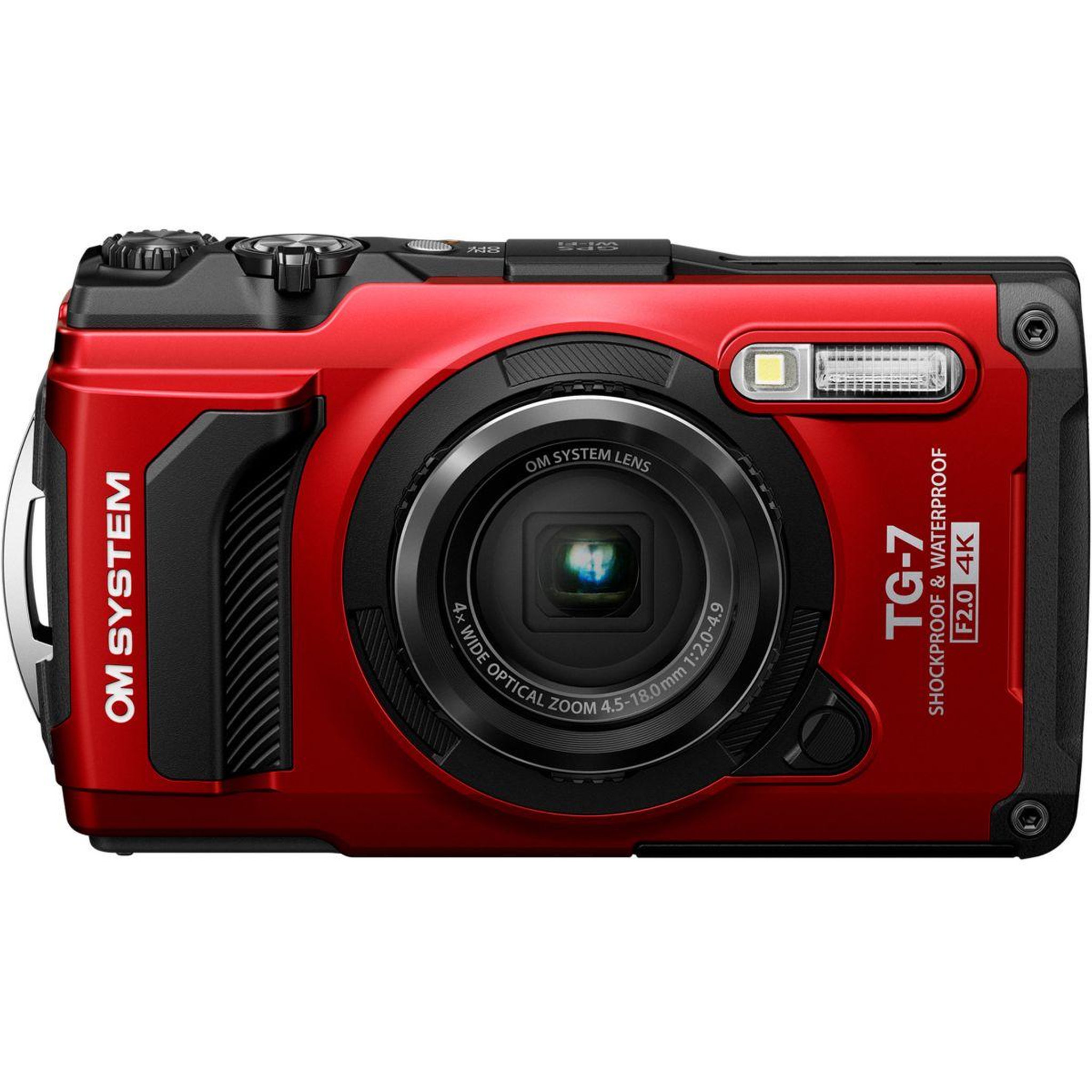 OM SYSTEM Appareil photo Compact TG-7 Red