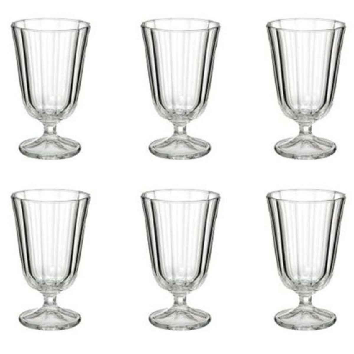 SECRET DE GOURMET Lot de 6 Verres à Vin  Julia  25cl Transparent