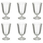 SECRET DE GOURMET Lot de 6 Verres à Vin  Julia  25cl Transparent