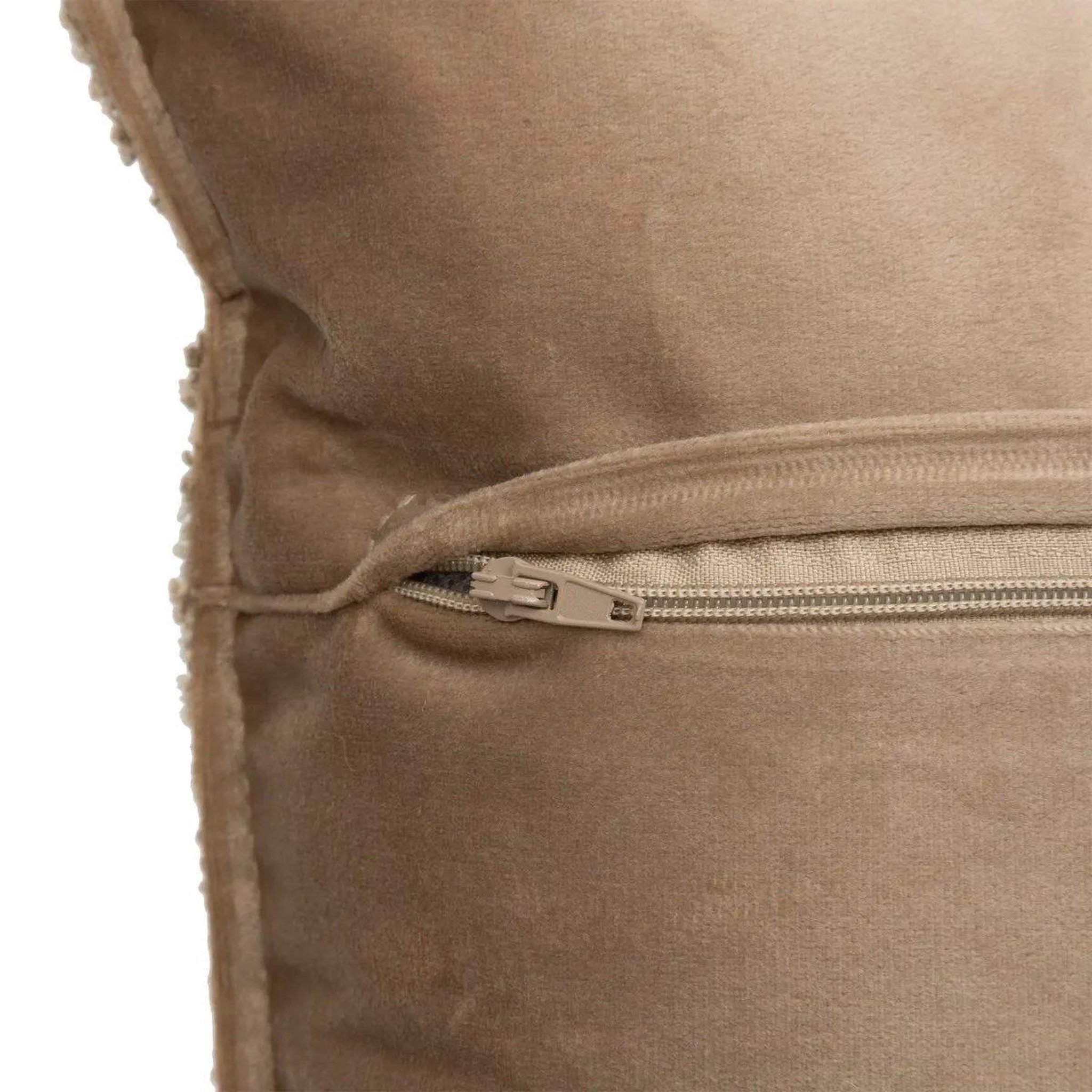 Voir la diapositive 4 : ATMOSPHERA Coussin déco bouclette  soana  45x45 lin