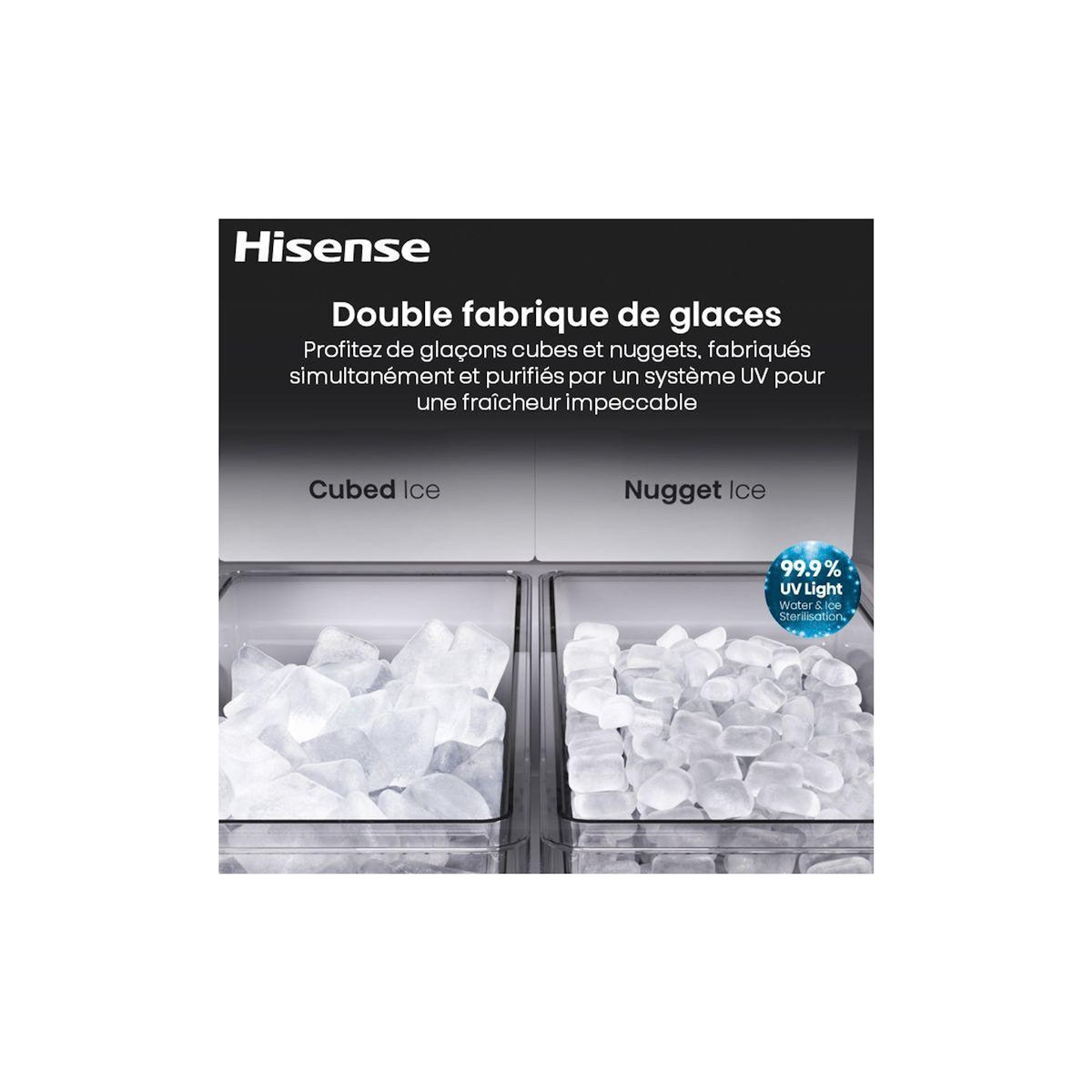Hisense Réfrigérateur multi portes RQ640P5SSD