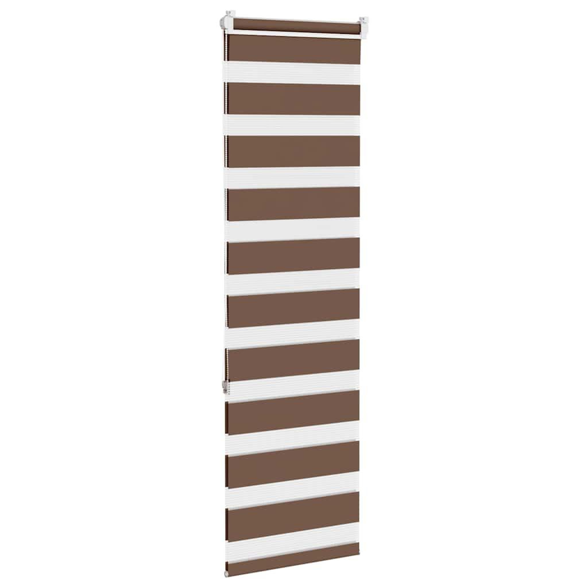 Voir la diapositive 4 : VIDAXL Store zebre marron 40x150 cm largeur du tissu 35,9 cm polyester