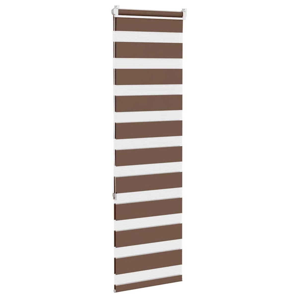 VIDAXL Store zebre marron 40x150 cm largeur du tissu 35,9 cm polyester
