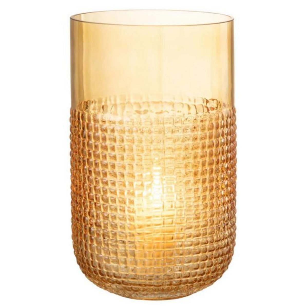 Paris Prix Vase Design en Verre  Motifa  25cm Orange