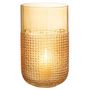 Voir la diapositive 2 : Paris Prix Vase Design en Verre  Motifa  25cm Orange