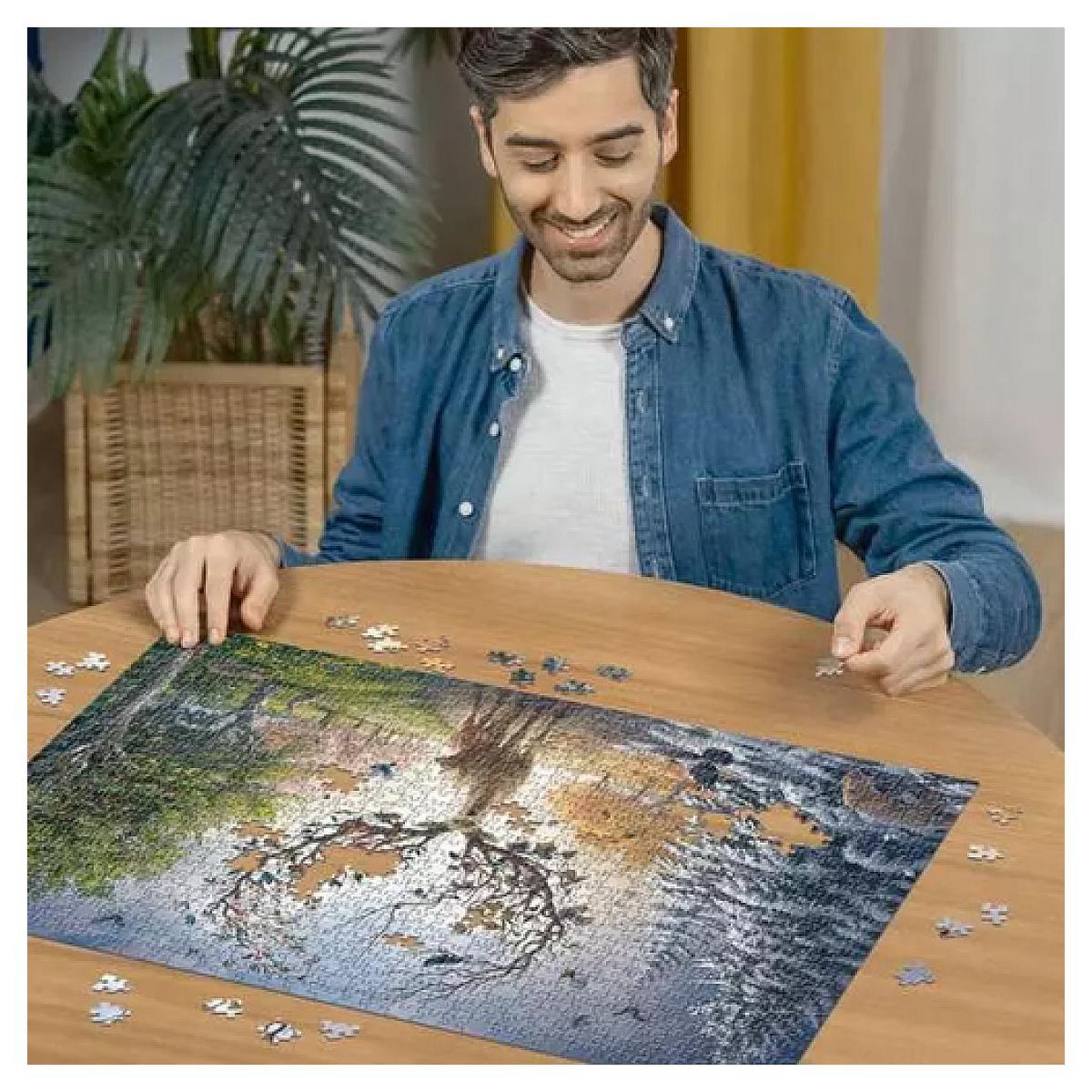 Voir la diapositive 3 : RAVENSBURGER puzzle 1000 pièces - Cerf - édition 50 ans